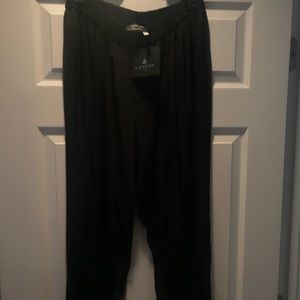 LANVIN black trousers / pants NWT