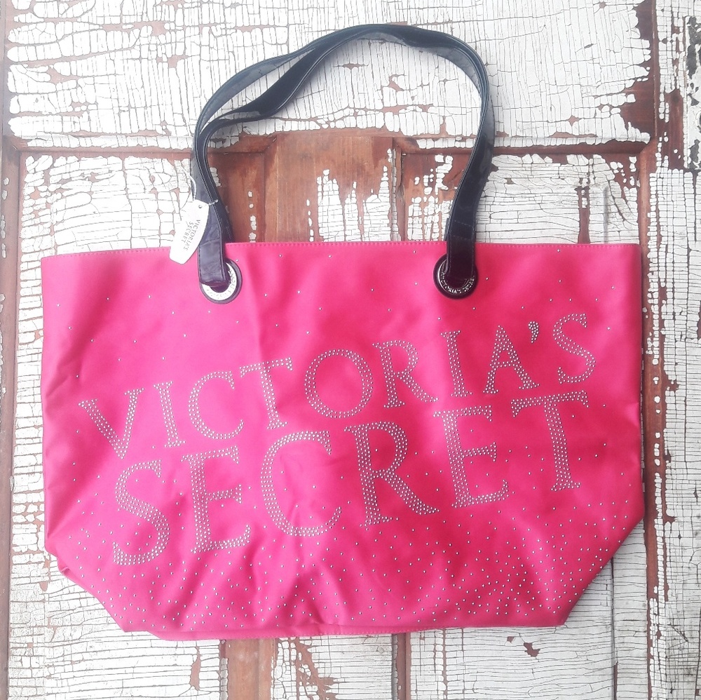 Victoria's Secret sparkle bling tote bag