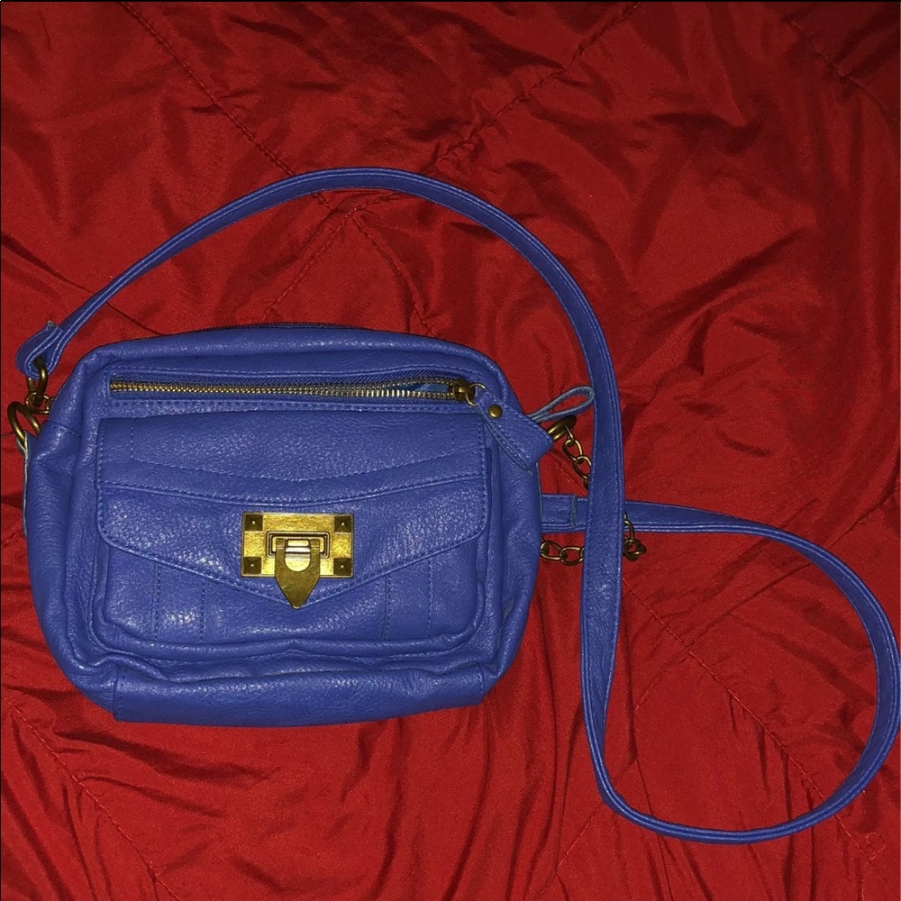 Blue crossbody Purse Bag
