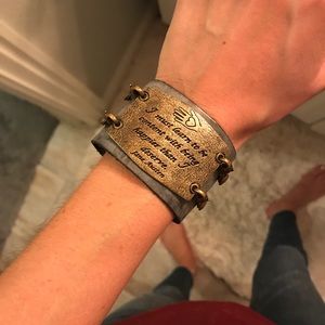 Lenny and Eva leather cuff bracelet