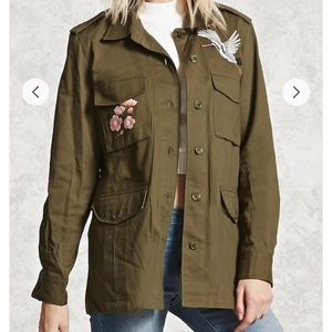 NEW !!! Embroidered utility jacket