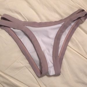 L space tan and white Farrah bottoms size small