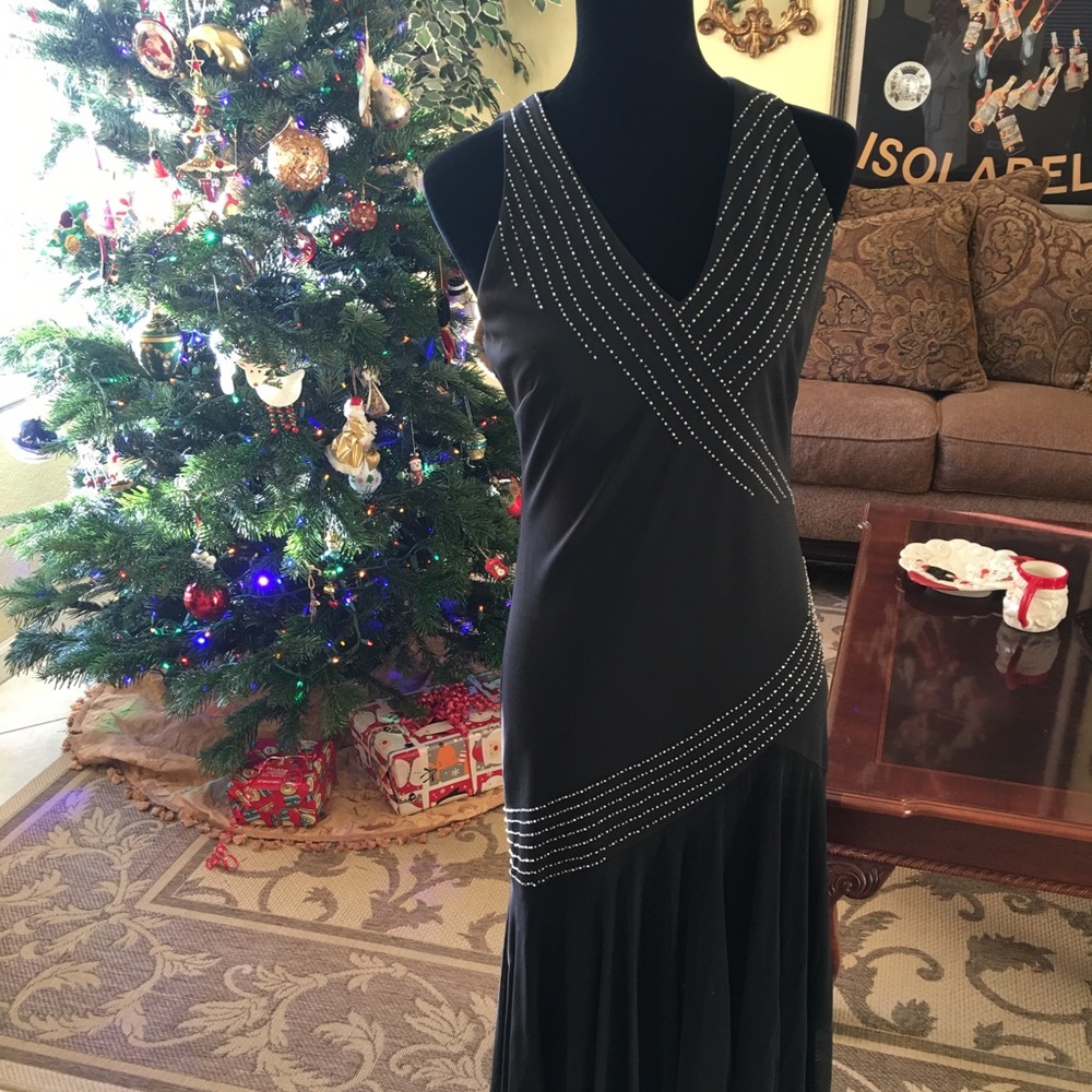 Long black dress