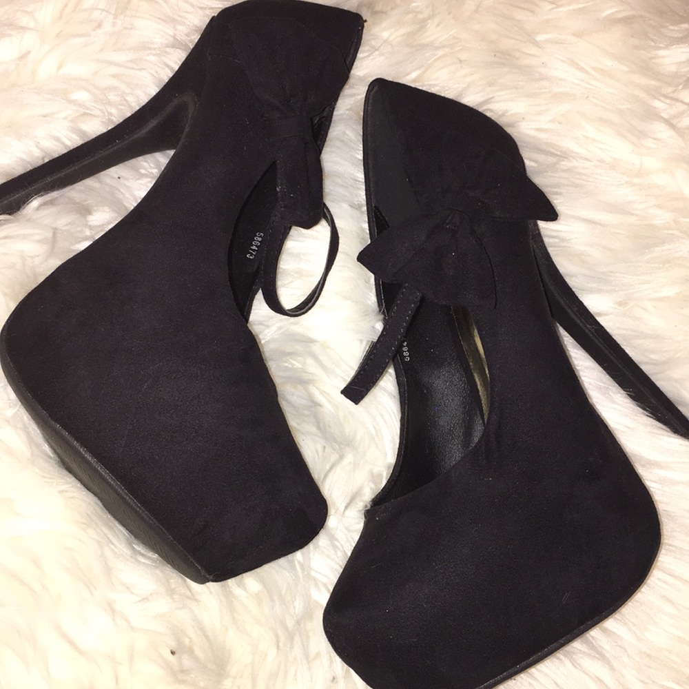 Black Charlotte Rousse Heels