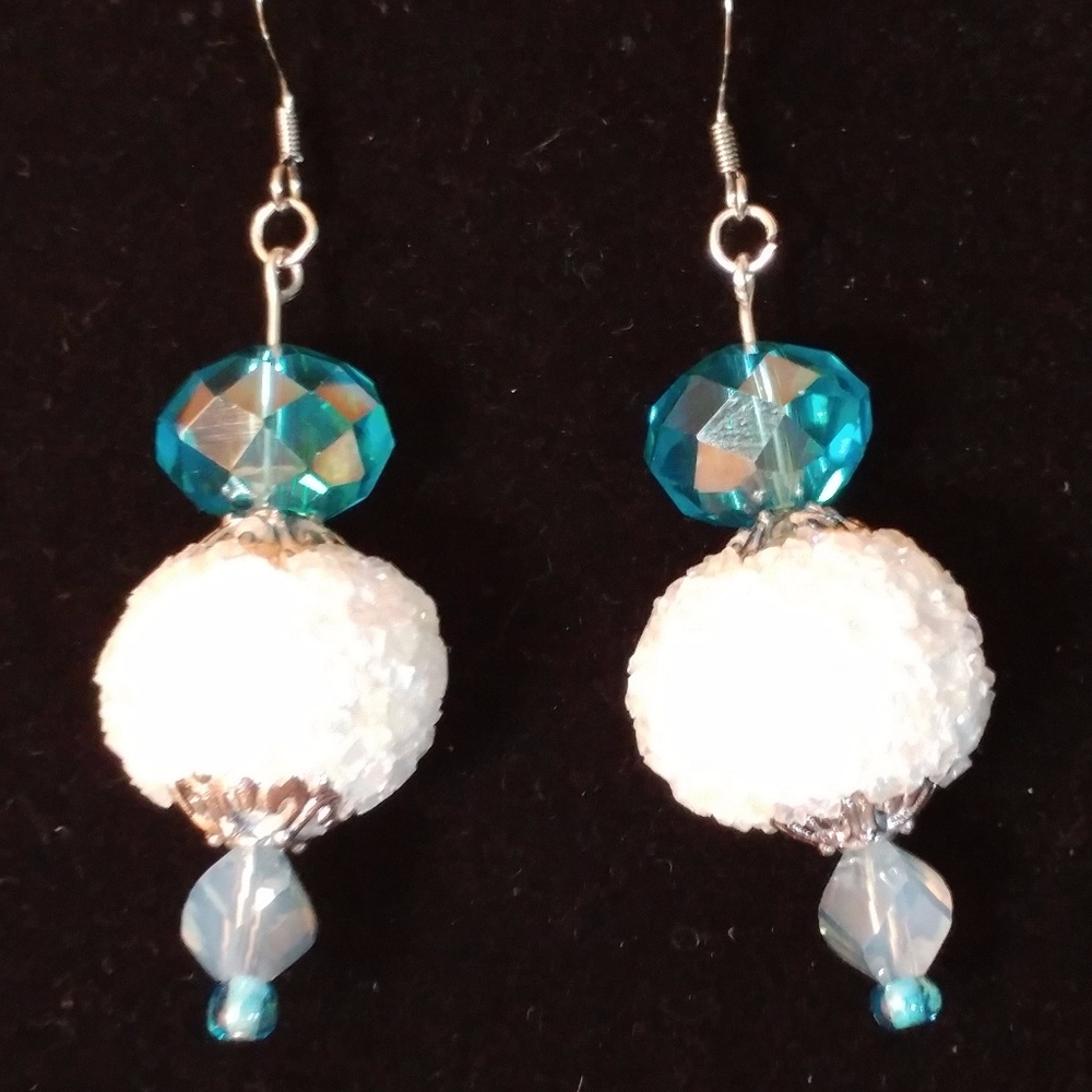 Snowball Style Earrings - Did you like "Frosted?"