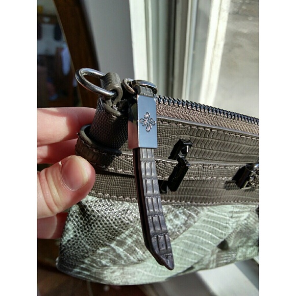 Vera Wang Snakeskin Wristlet - Picture 3 of 8