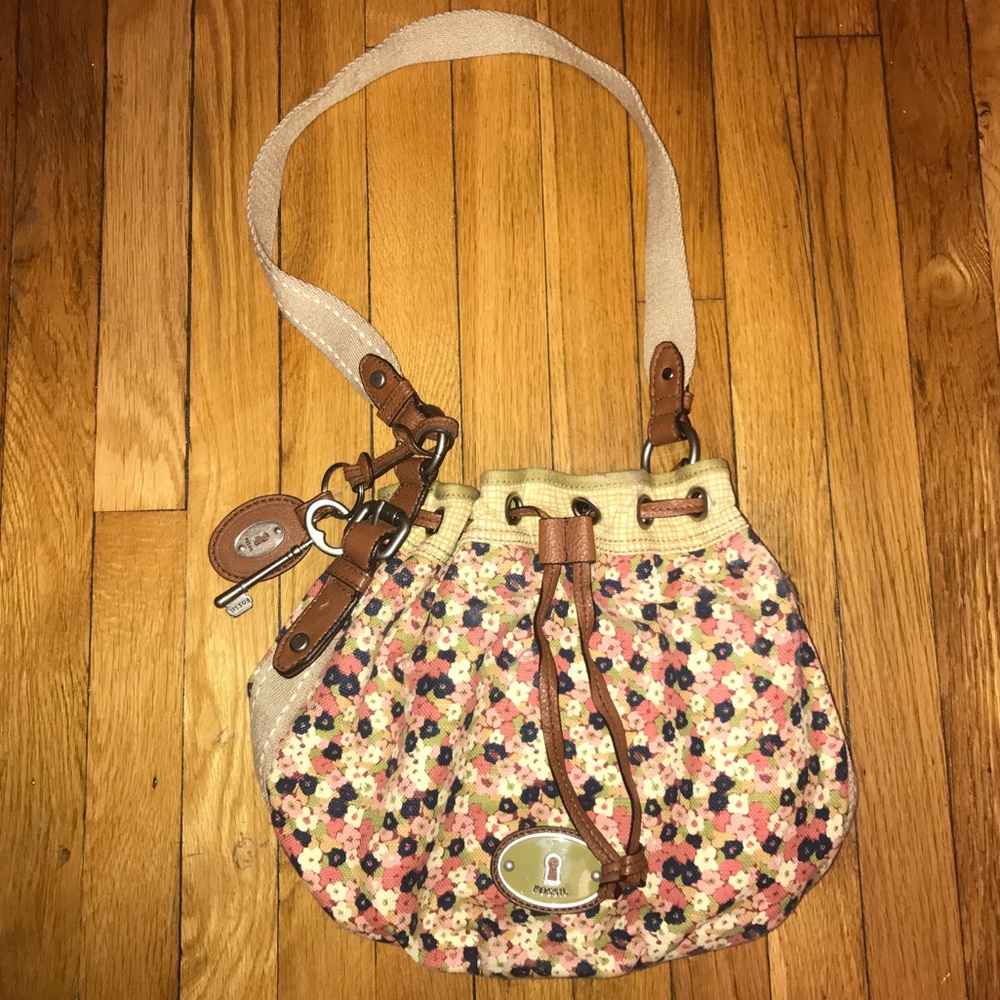 Floral Fossil Purse