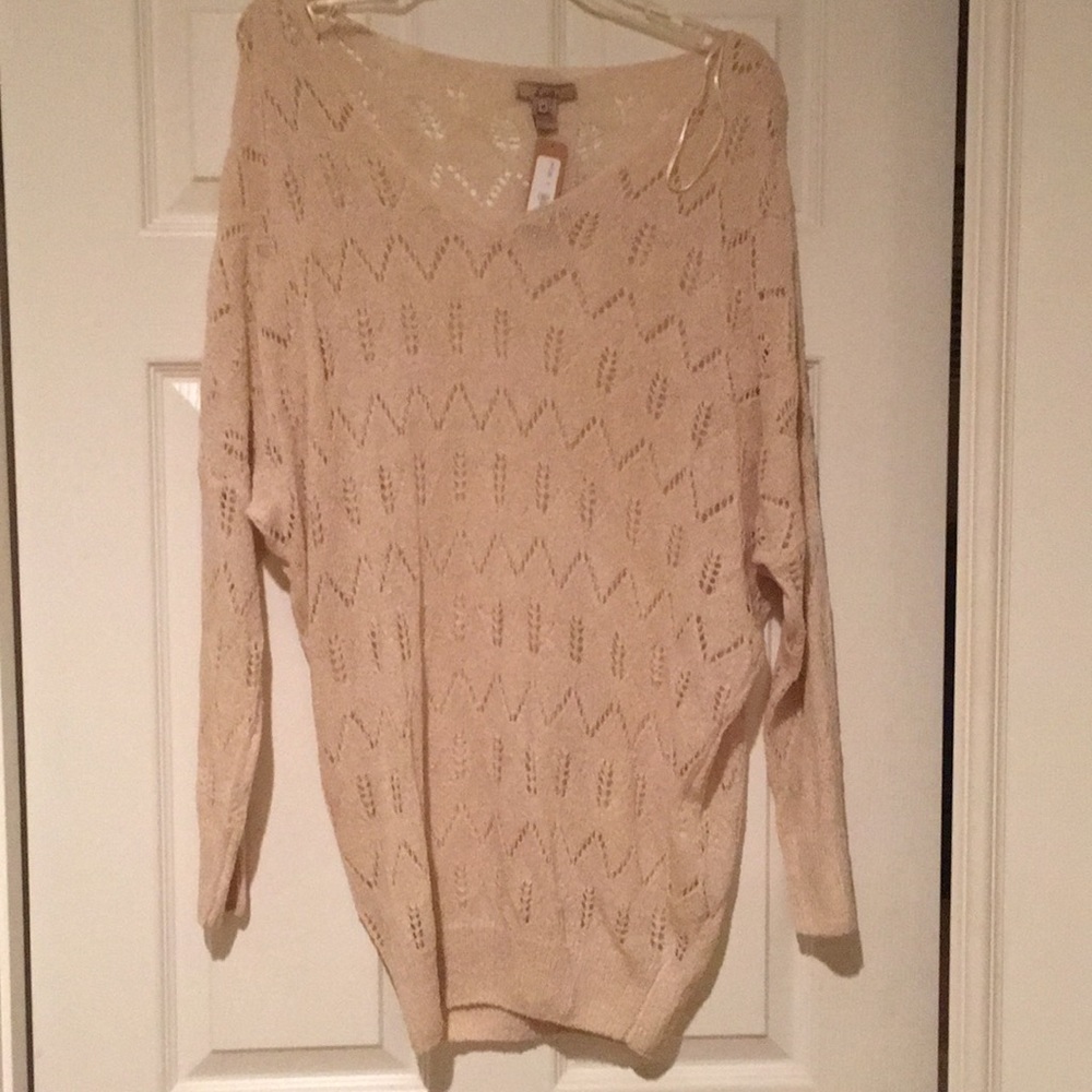 Cream sweater