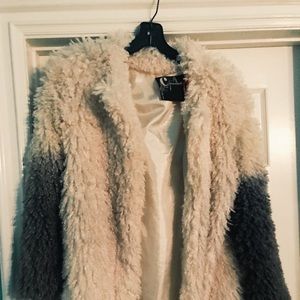 LF Cream and Grey Coat