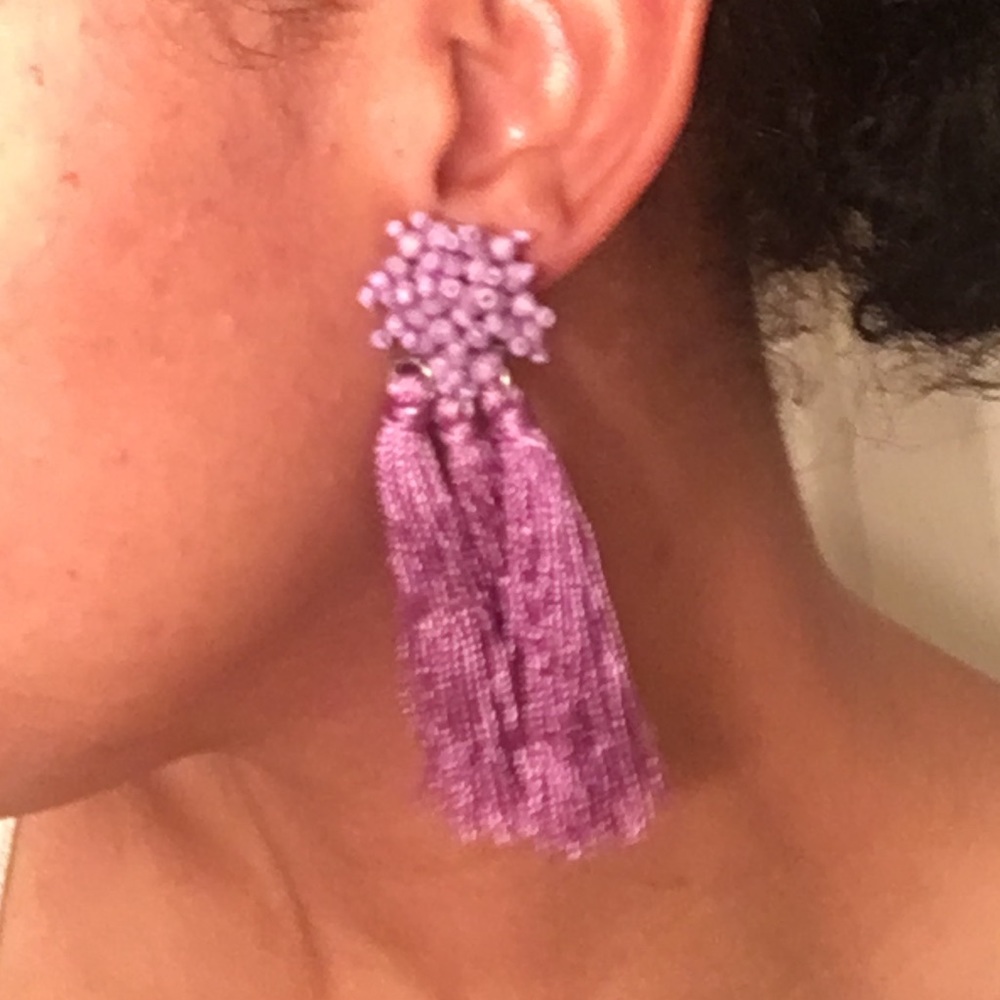 Topshop tassel earrings