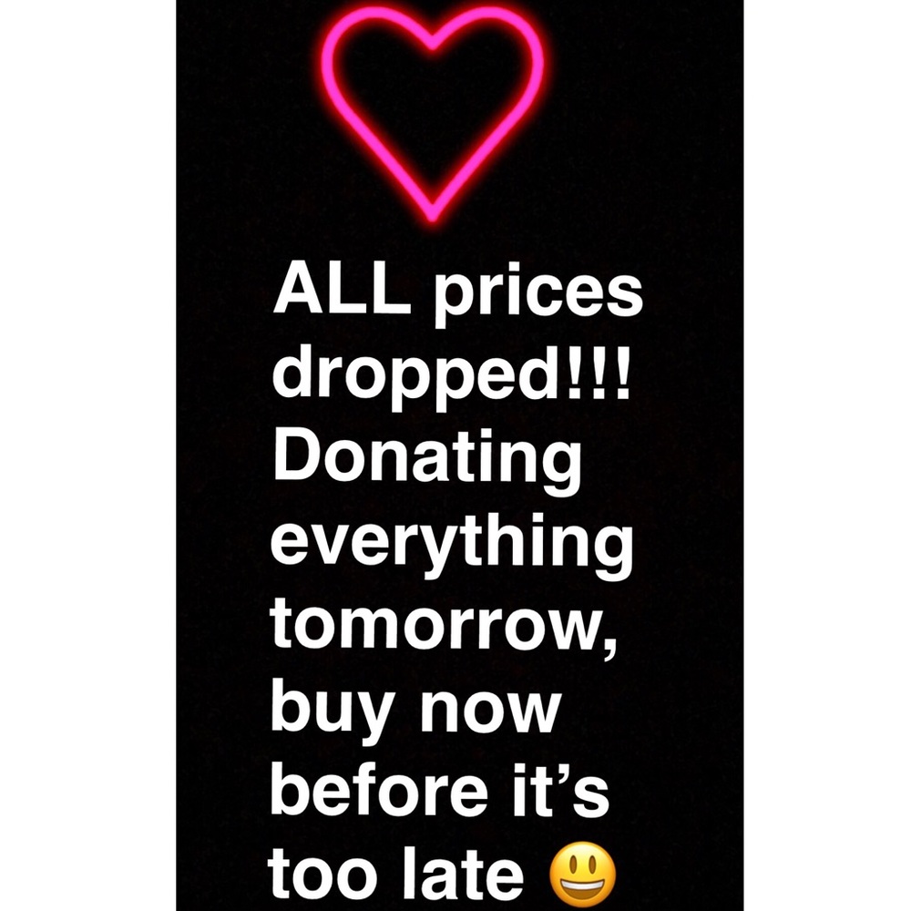 Donating everything!