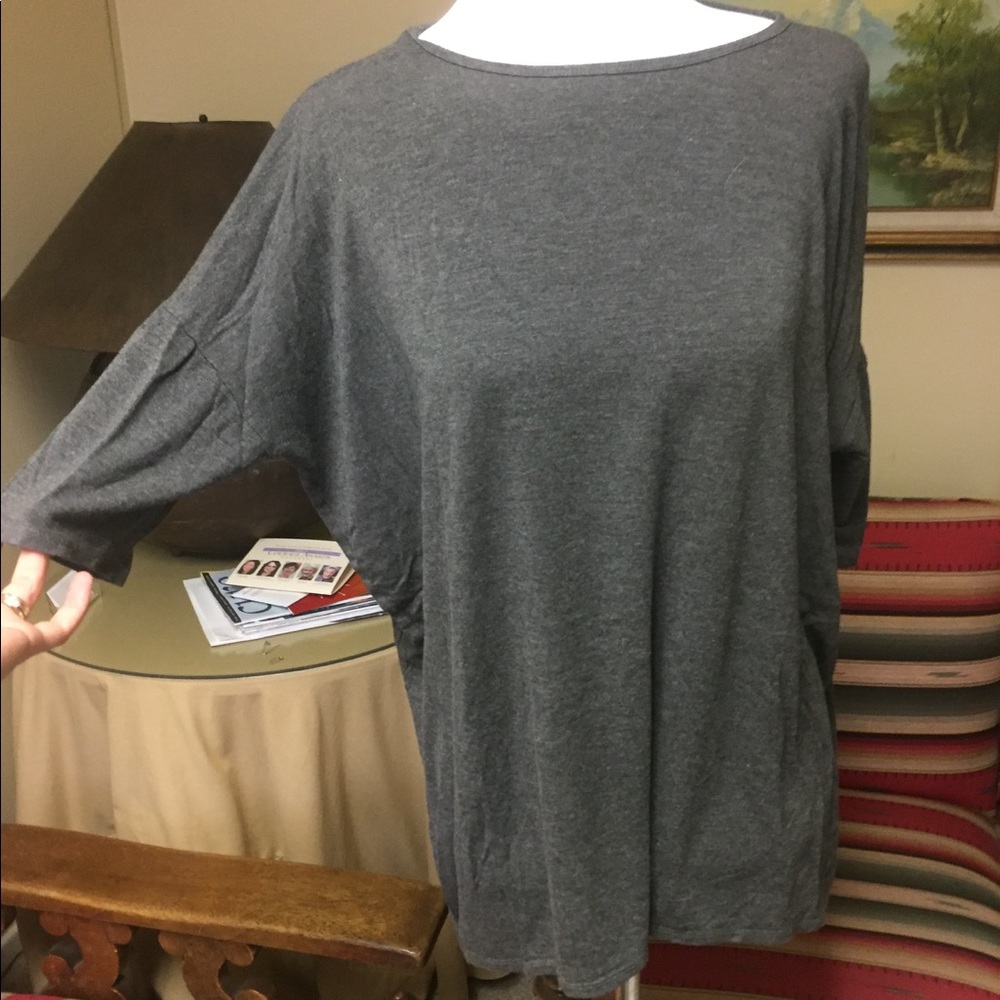 Grey LulaRoe top