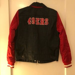 Levi’s “49ers” Denim Bomber Jacket