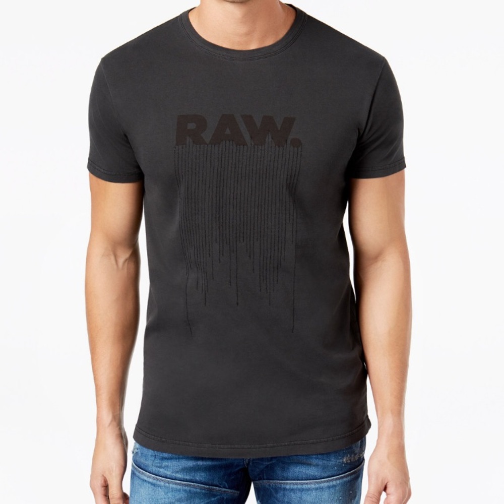 G star raw men's logo t shirt