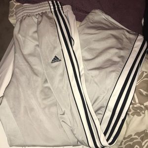 Light grey adidas sweats