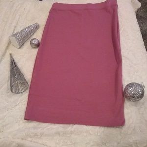 Dusty rose pencil skirt NWT