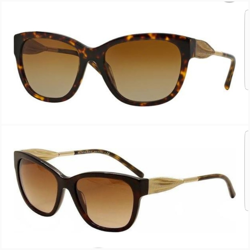 (Burberry} sunglasses ~ dark havana - Picture 3 of 6