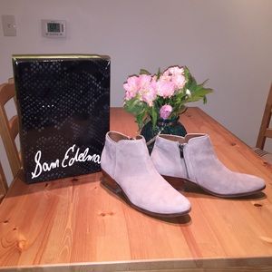 Sam Edelman suede Petty bootie size 10