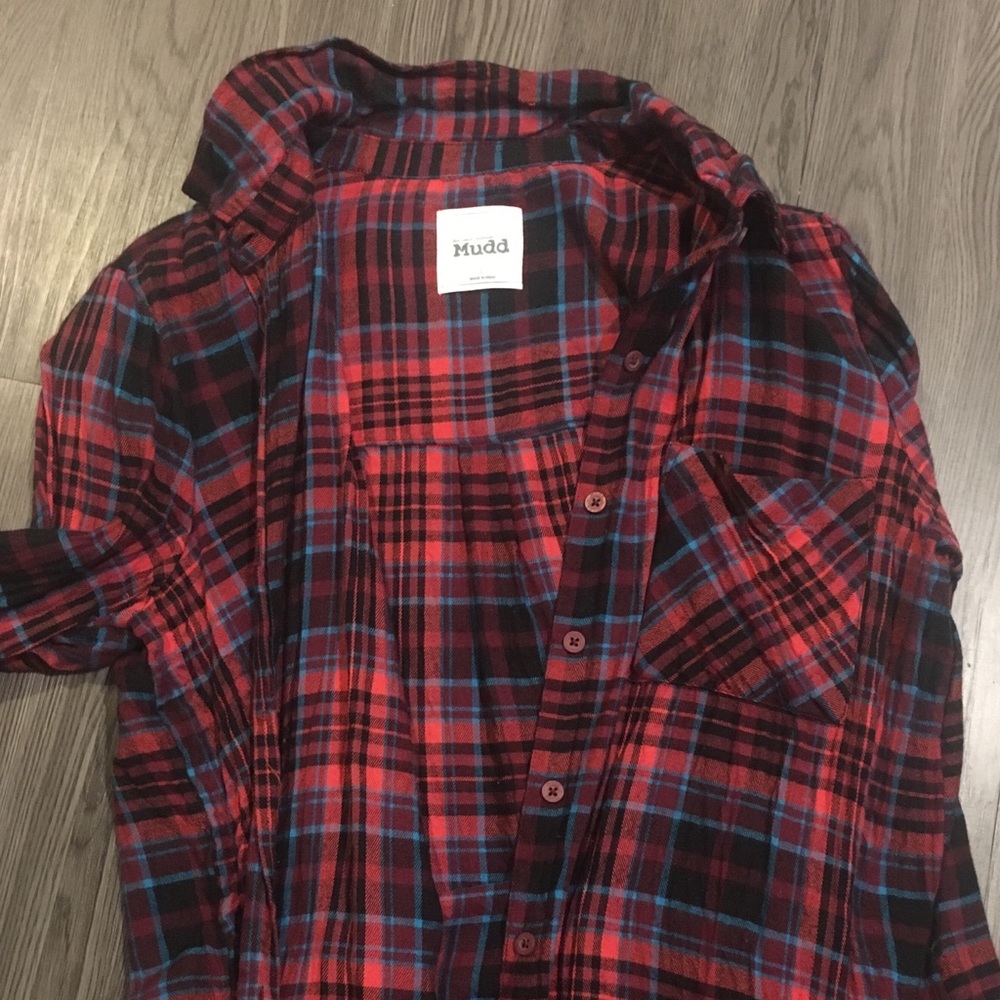 Blue & Red Flannel