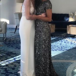 Adrianna Papell sequin dress