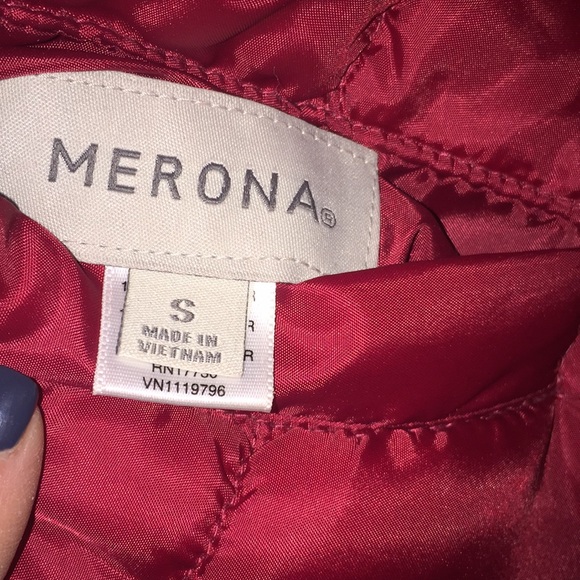 🐝 Merona reversible puffer vest - EUC - small - Picture 5 of 8