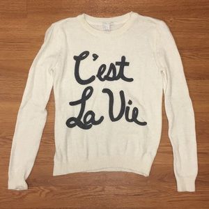 C’est La Vie Sweater