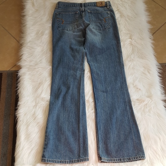 AMERICAN EAGLE FAVORITE FIT DISTRESSED JEANS 4 REG - Picture 4 of 6