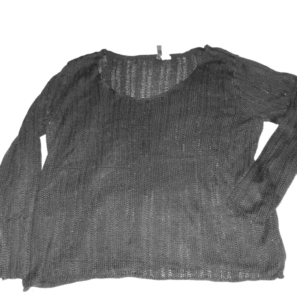Black knit sweater from H&M