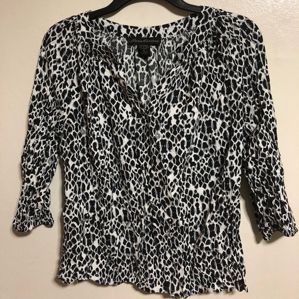 Black/White & Gray women’s Shirt