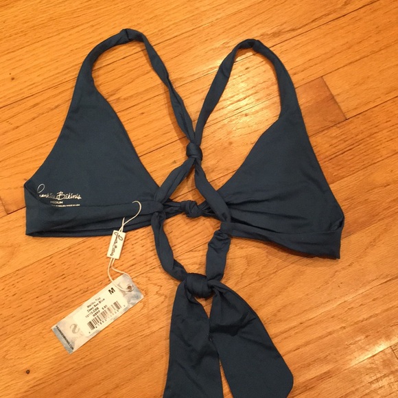 Frankie's Bikinis Malibu Too Deep Sea Blue - Picture 2 of 2