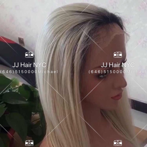 1b/613 ombré full lace wig main image 4