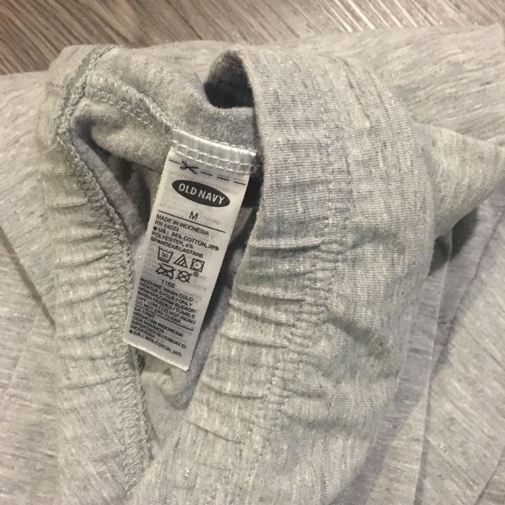 Plain light gray leggings