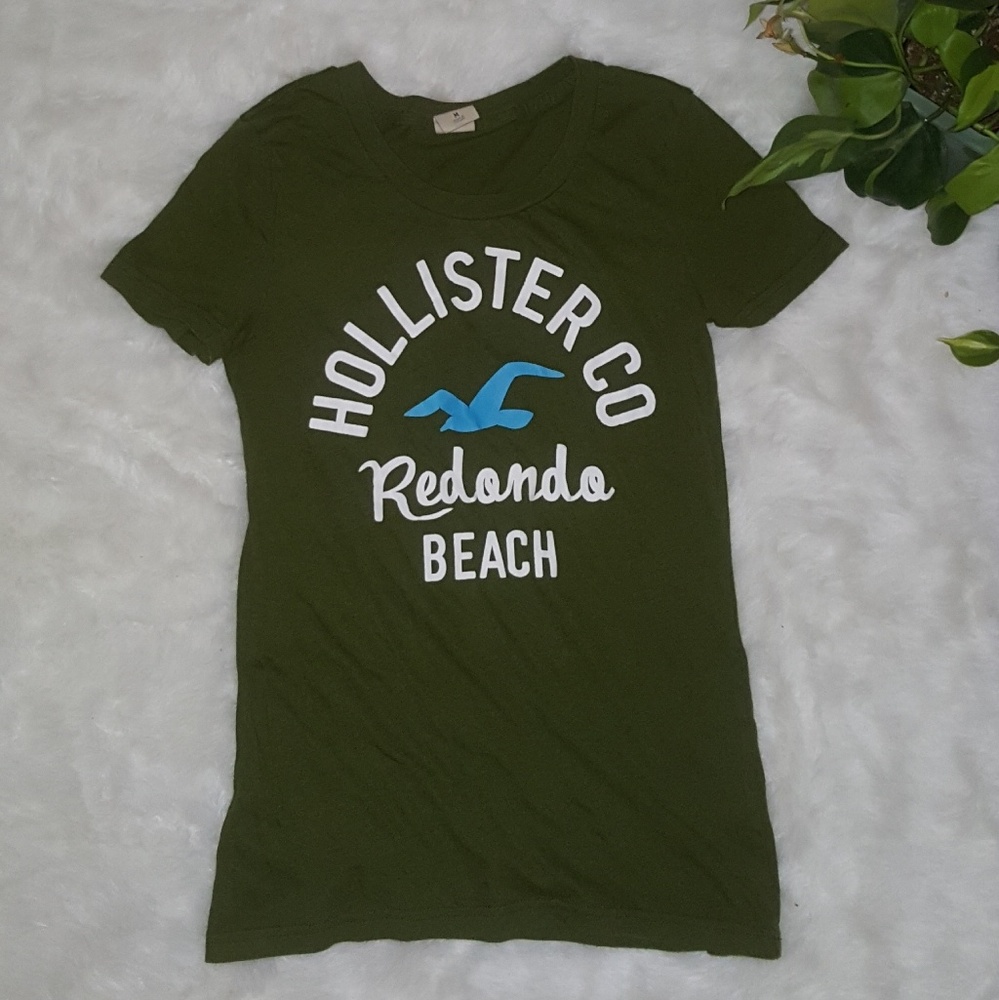 Hollister olive green top