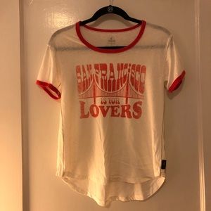 Free People ‘SF is For Lovers’ Ringer Tee