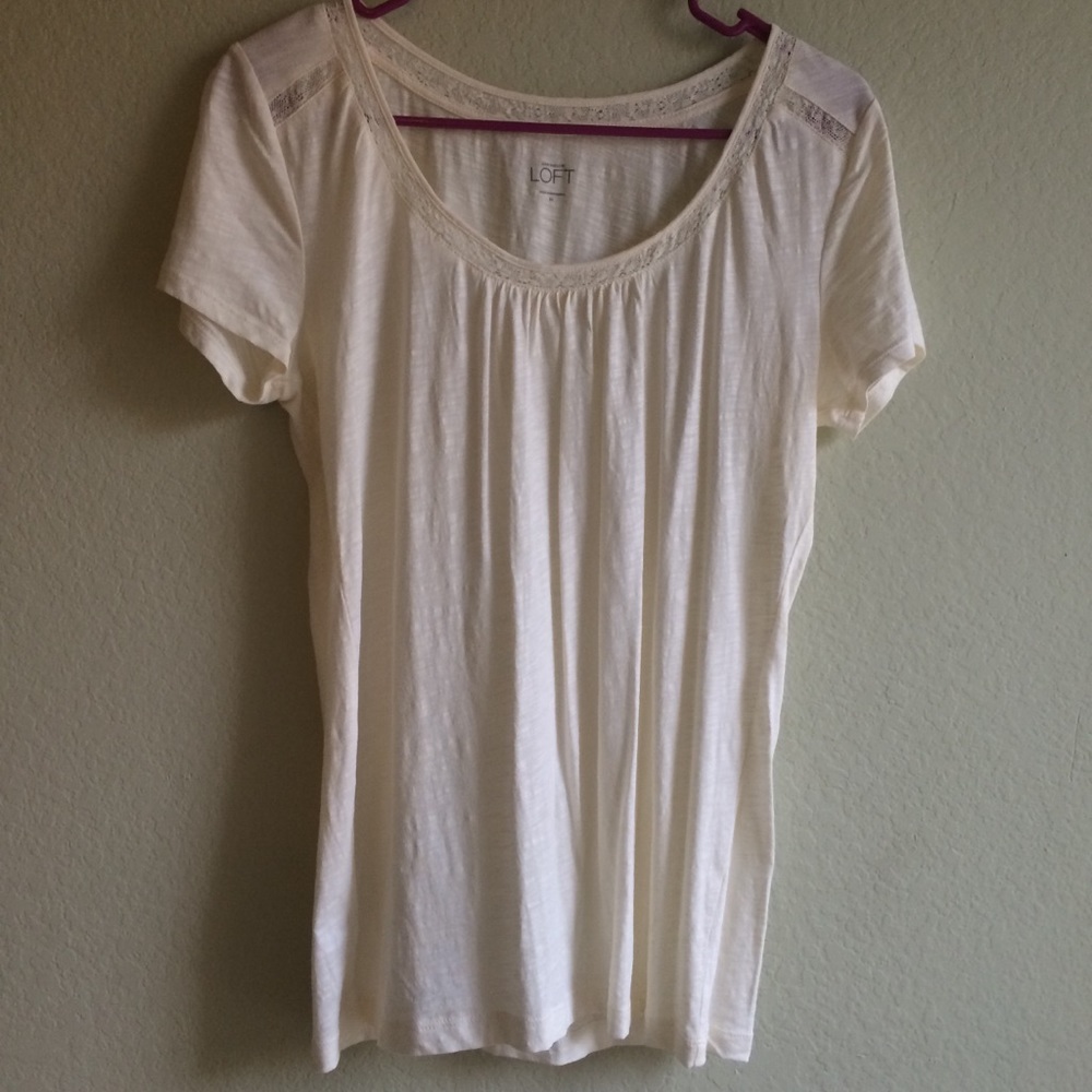 Loft Lace Accent Top