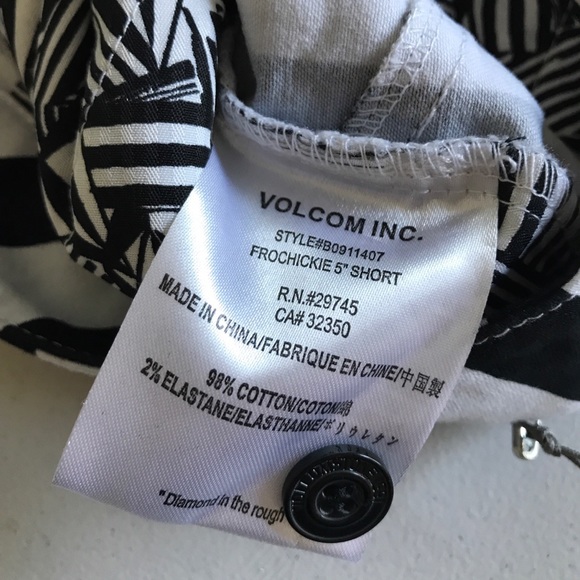 {Volcom} Frochickie Striped Shorts - Picture 5 of 6