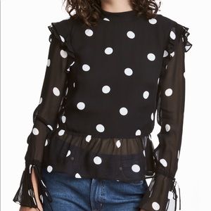 NWT Polka Dot Blouse