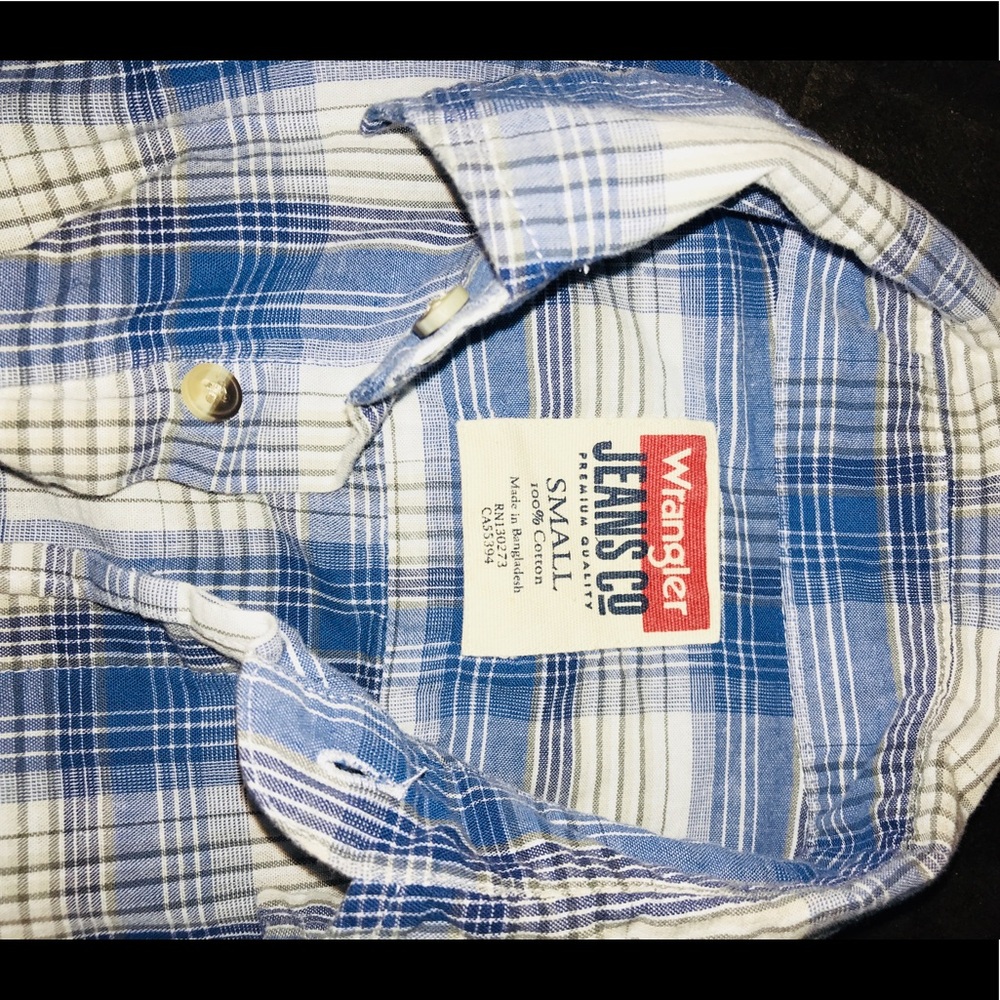 Wrangler Plaid Vintage Button Down