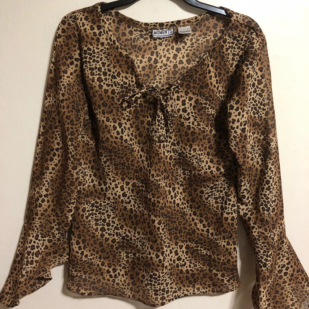 Brown animal print Shirt
