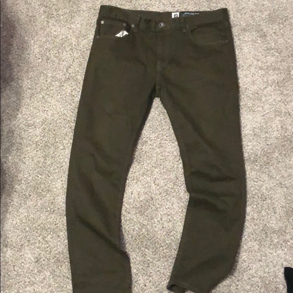 Marc Ecko Green stretch skinny