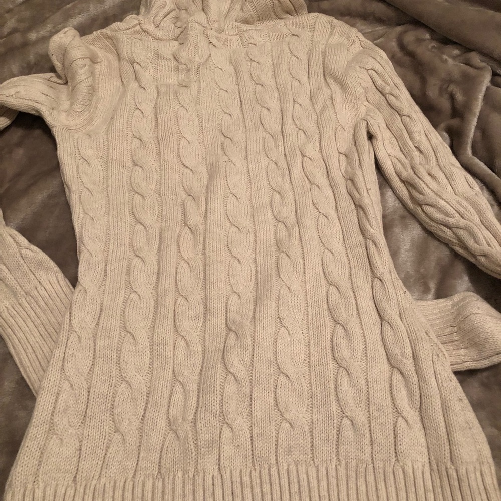 Pullover Cable Hoodie - image 5