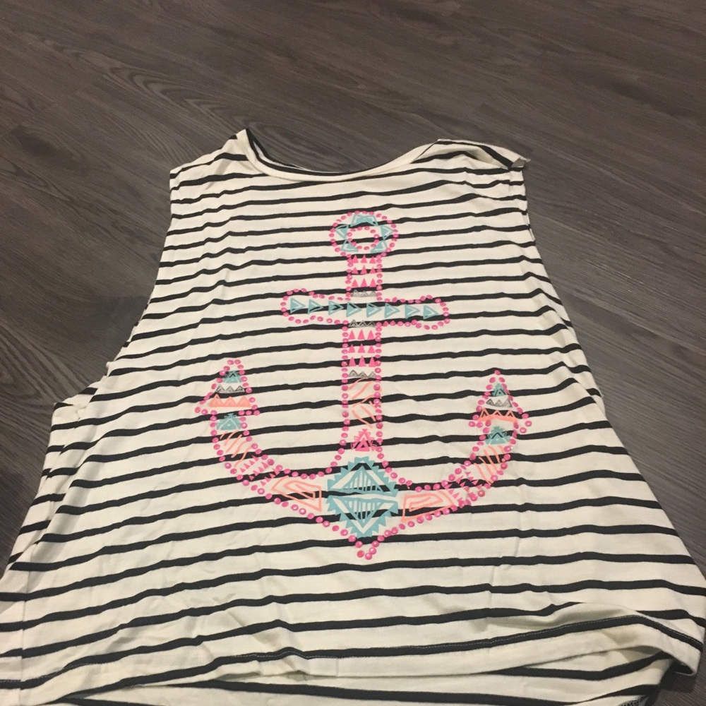 Stripped colorful muscle tank top❤️💜🧡💛💚💙