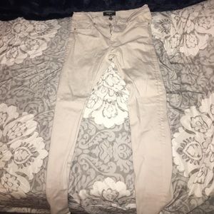 White forever men skinny jeans