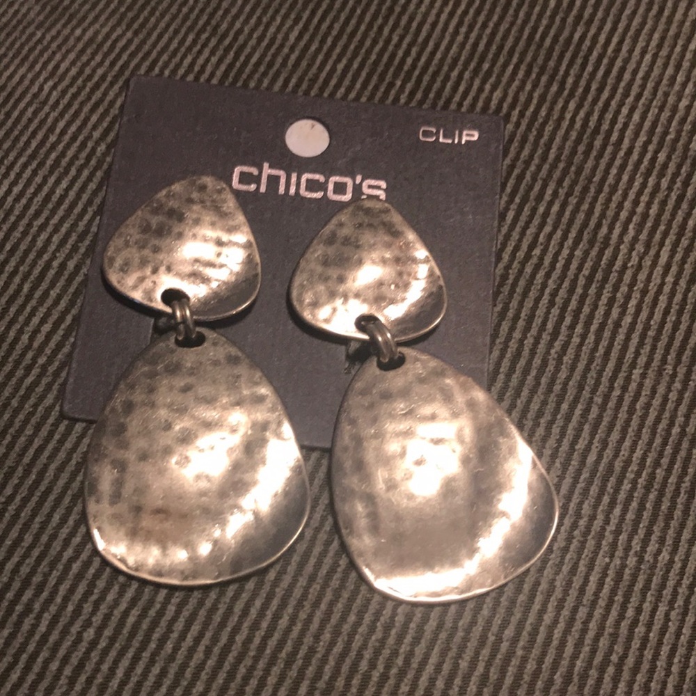 Chico’s earrings, clip