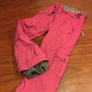 Ride Snowboards Girls Medium Snow Pants 24” Inseam