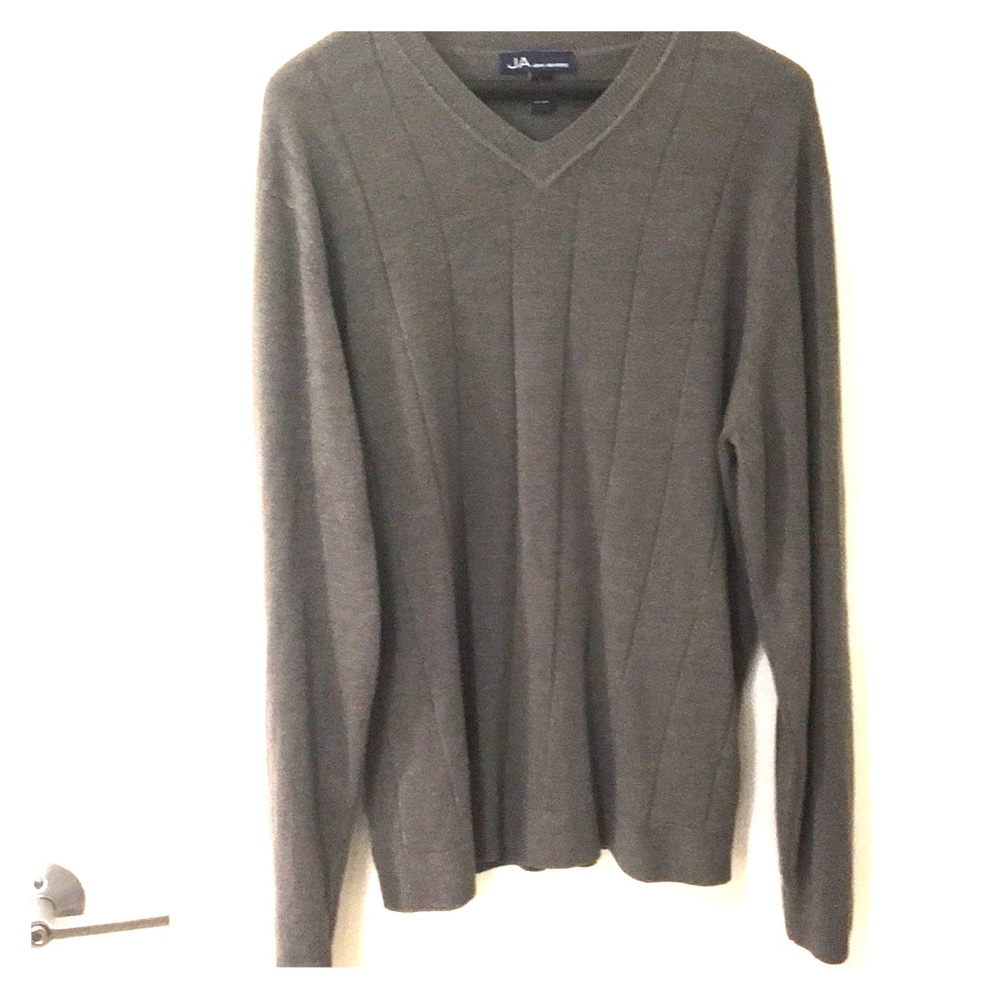 John Ashford | Gray Crewneck Sweater | Men’s Large