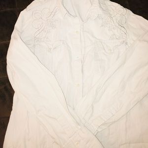 Men’s Detailed Button Up Dress Shirt