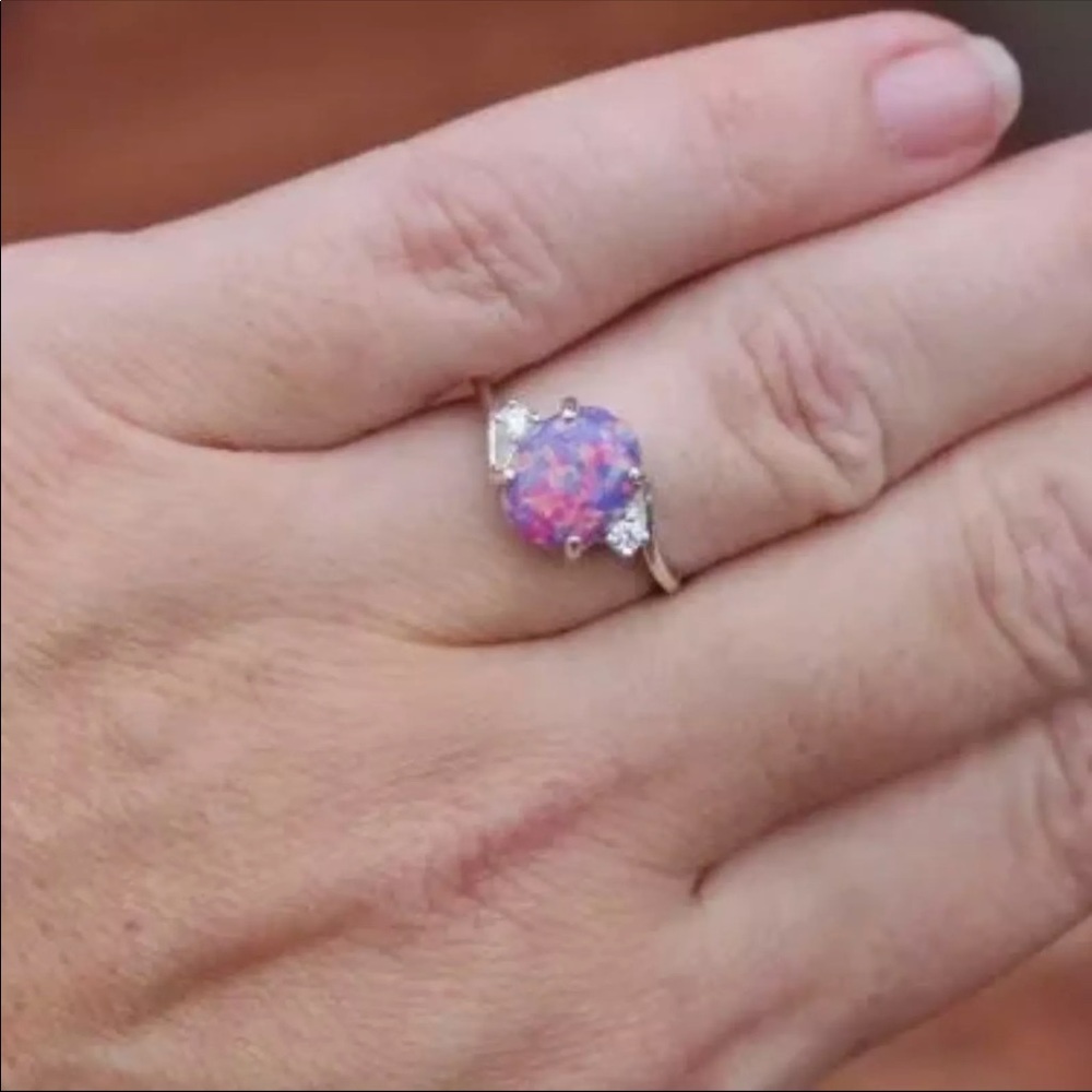 Fire Opal Ring - Picture 4 of 4