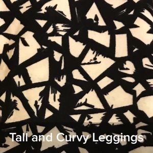 BNWT LuLaRoe TC RARE VINTAGE Black / Off White