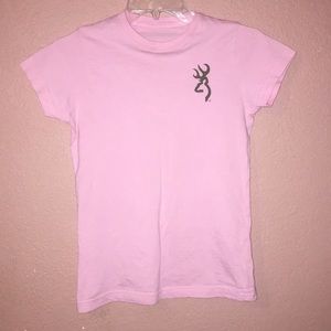 Pink Browning T-Shirt